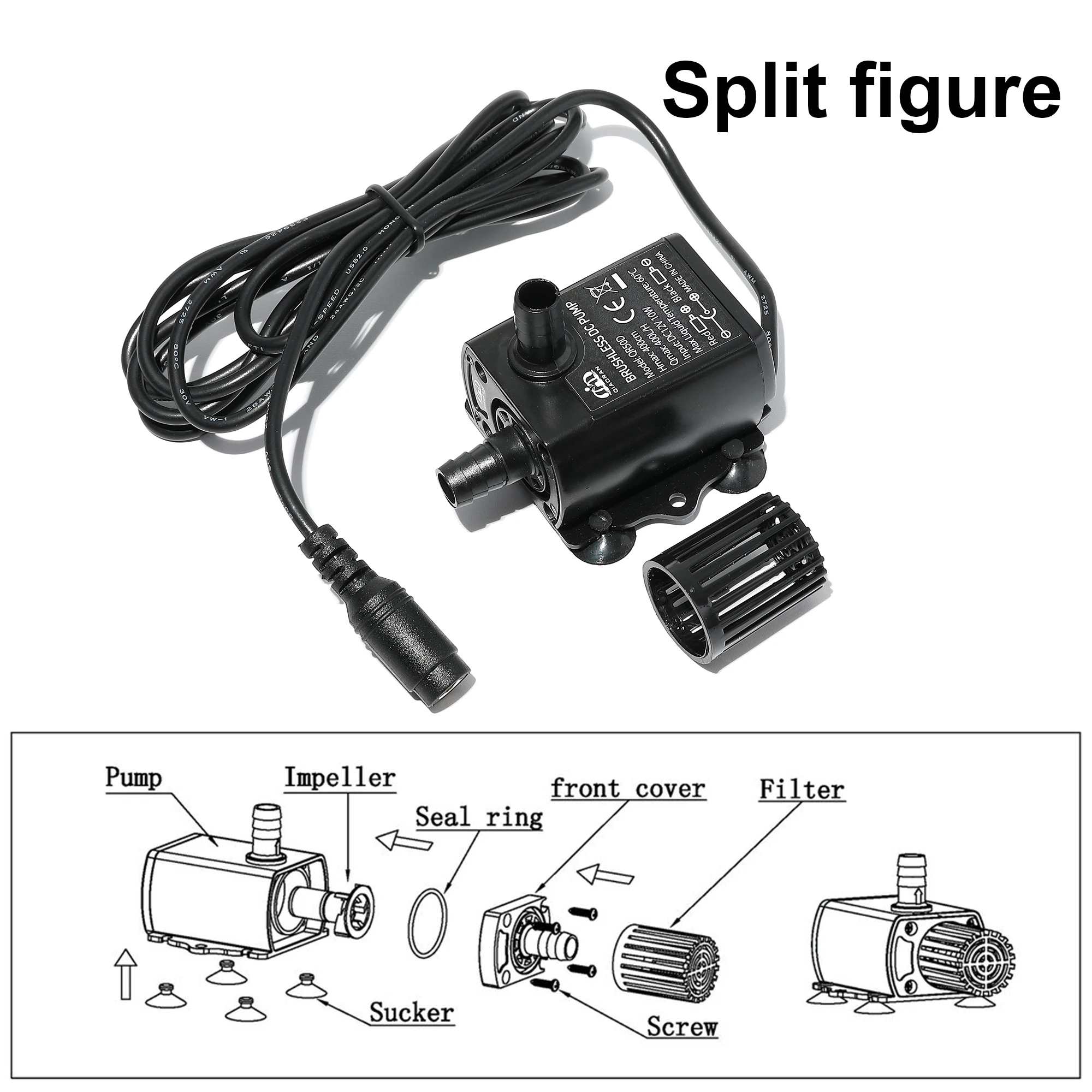 high quality Aquarium brushless energy-saving submersible pump ultra-quiet small aquarium mini cycle