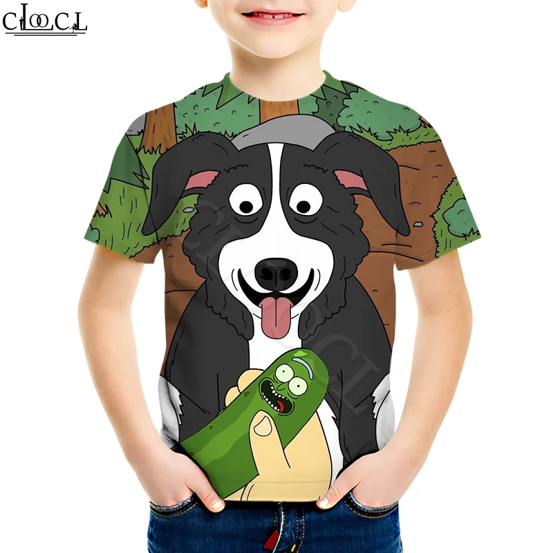 

4 To 13 Years Kids Hoodie Cartoon Mr. Pickles Dog T Shirt Boys Girls 3D Print Pickled Cucumbers Sweatshirt Casual Baby Shorts