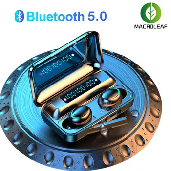 

TWS Wireless Bluetooth Earphone Touch 9D Stereo Wireless Headphone Sport Mini Earbud Headset with Microphone 2000mAh Power Bank