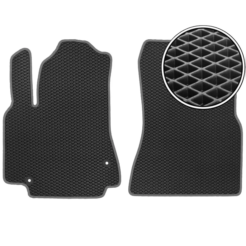 Kit front floor mats Eva for Peugeot 207 2006 - 2012 (темносерый Kant) vicecar EVA |