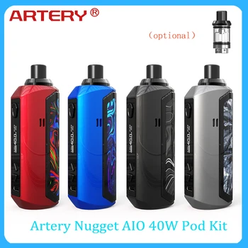 

Hot Artery Nugget AIO 40W Pod Kit 1500mAh built-in battery & Replacement Pod Cartridge 2mll vs Vinci X/ pal 2 pro