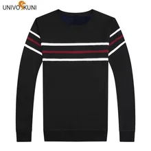 UNIVOS KUNI осенний зимний мужской модный свитер с длинными рукавами теплый мягкий приталенный свитер большой размер M-4XL J629