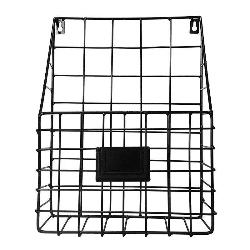 

Simple Iron Grid Book Shelf Home Wall Decoration Wall Newspaper Magazine Storage Shelf Wall Shelves Wrought Iron