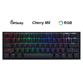 

Ducky One 2 Mini Mechanical Keyboard Gaming Keyboard RGB LED 60% Double Shot PBT Cherry MX Switch 100% original