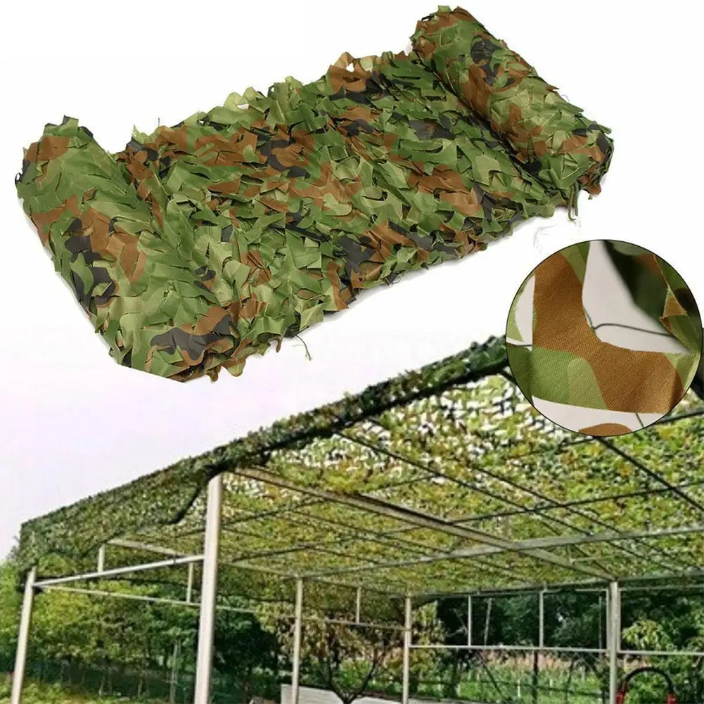 Anti UV Sunshade Cloth Net Woodland Camouflage Military Netting Army Camo Hunting Hide Camping Cover Garden Patio | - Цена: 596,52 - 1 811,12 руб.