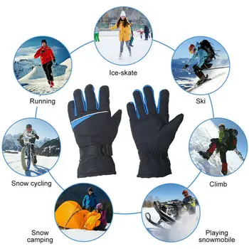 

Winter Outdoor Travel Hiking Ski Thermal Gloves Winter Waterproof Snowboard Snow Motorcycle Skiing Gloves Travel Accessories