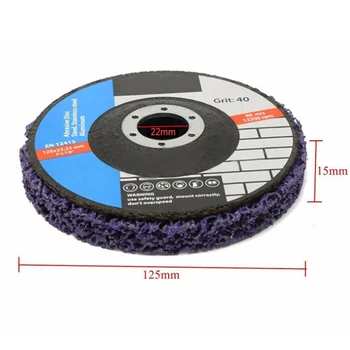 

Grinding Disc Sanding Wheel 125mm 22mm 14mm Paint Rust Removal Clean Angle Grinder Wheels Power Tools