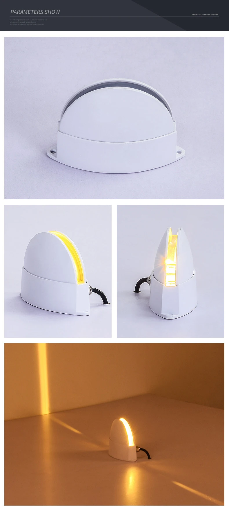 Description Picture 5 of itemModern New Window sill lights for outdoor бра Practical IP65 waterproof spotlight for Door windows corridor home decor wall lamp