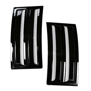 

1Pair Car Marker Fender Side Air Vent Outlet Grille Cover Trim Moulding Fit for Land Rover Range Rover L405 2013-2017 2018 2019