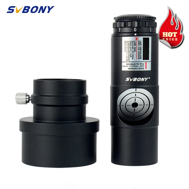 SVBONY-telescopio colimador de 1,25 pulgadas, adaptador Reflector newtoniano para Astrofotografía, 7 niveles de brillo 1