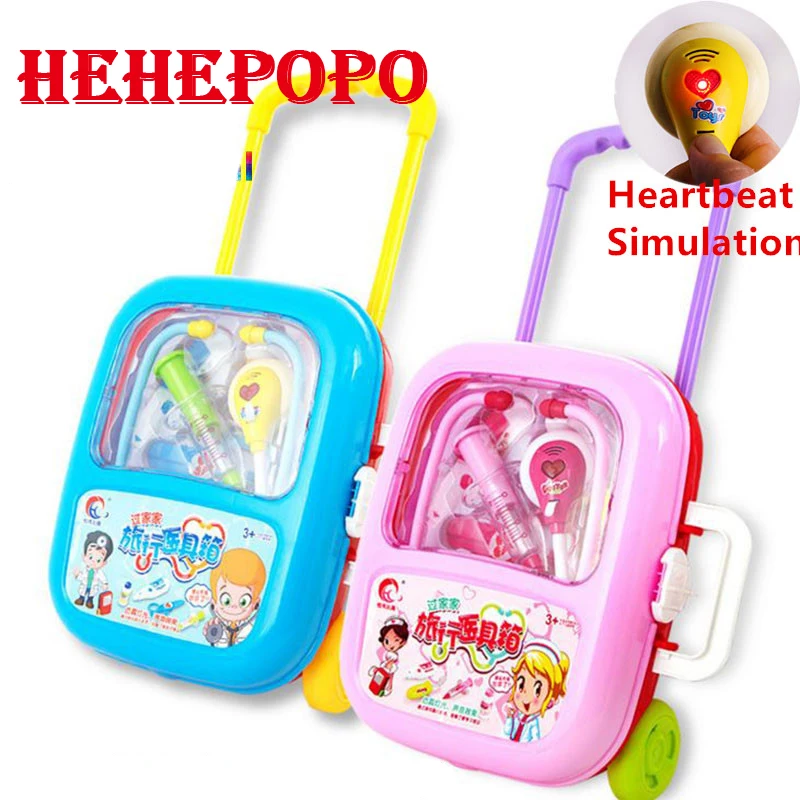 

Nurse Doctor Toy Hospital Simulation New Kids Baby Funny Play Set Children Gift Medicine Cabinet Role Pretend Play Medical Kit