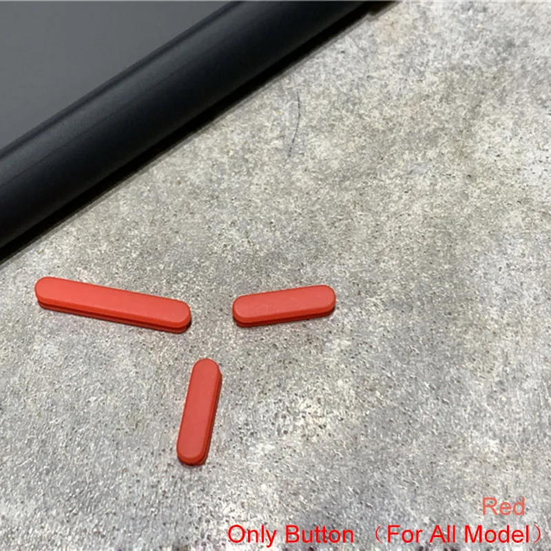 Роскошный Матовый чехол для iPhone 11 Pro X XS Max XR 7 8 противоударный чехол полупрозрачный чехол для iPhone 7 8 6 6S Plus Чехлы Coque Funda - Цвет: Only Red Buttons