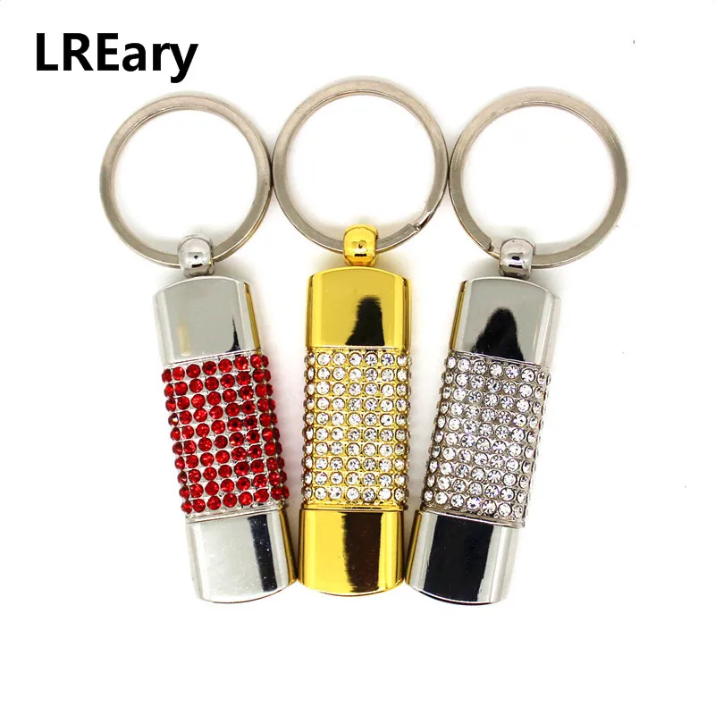 

USB Flash Drives ​128GB 64GB 4GB 8GB 16GB 32GB Crystal Jewelry Creative U Disk Metal Pen Drive Pendrive Memory Stick Cle