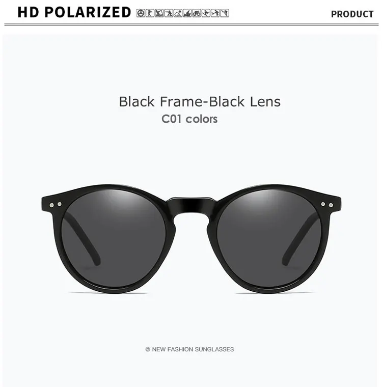 2021 Polarized Sunglasses Men Women Brand Designer Retro Round Sun Glasses Vintage Male Female Goggles Oculos Gafas De Sol UV400 raybans women