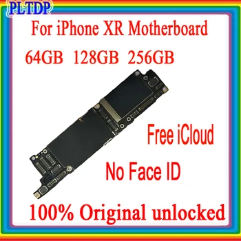 

Unlocked For iPhone XR Motherboard With/Without Face ID, 100% Original Mainboard For iPhone XR 64GB 128GB 256GB Logic Board