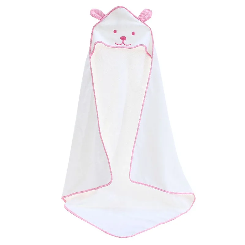 Накидка для новорожденных мальчиков и девочек; полотенце для новорожденных; хлопковое банное полотенце для младенцев; мягкое удобное милое полотенце с капюшоном и рисунком