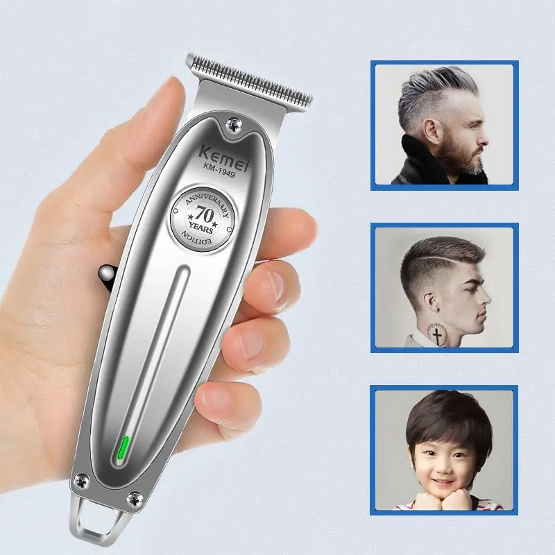 

Silvery Barber Health Beauty Clippers Portable Hair Trimmer Shaving Stainless Steel Fashion Trimmers Painless