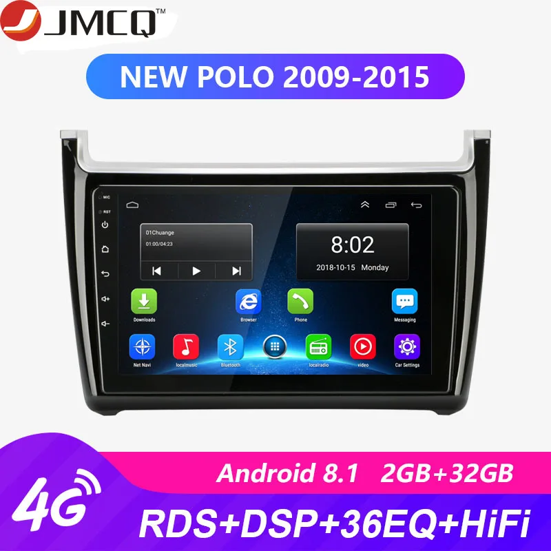 

9" 2 Din 2+32GB Android Touch Screen Car Radio GPS Navigation Auto Audio Car Stereo Player for Volkswagen Polo AHD RDS+DSP FM/AM