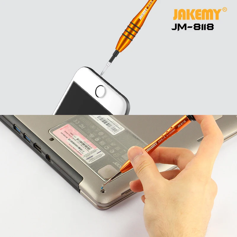1PC Aluminum Alloy Cross Screwdriver Mini Combination Tool Hardware Tool Model JM-8118 Screwdriver Tool With High Quality