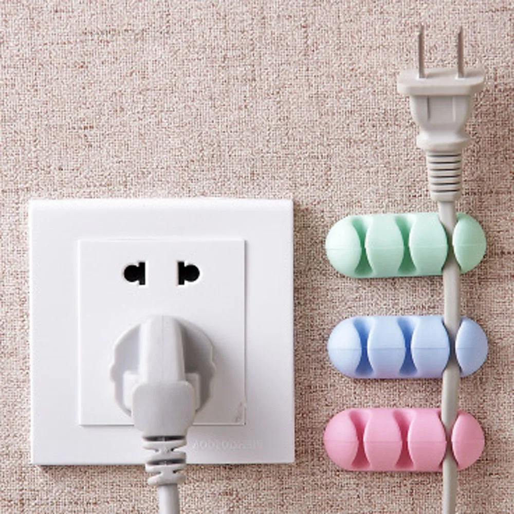 2PCS-Silica-gel-shelf-rack-Color-Cable-Winder-Organizer-Storage-Holder-Headset-Wire-Wrap-Cable-Cord(1)