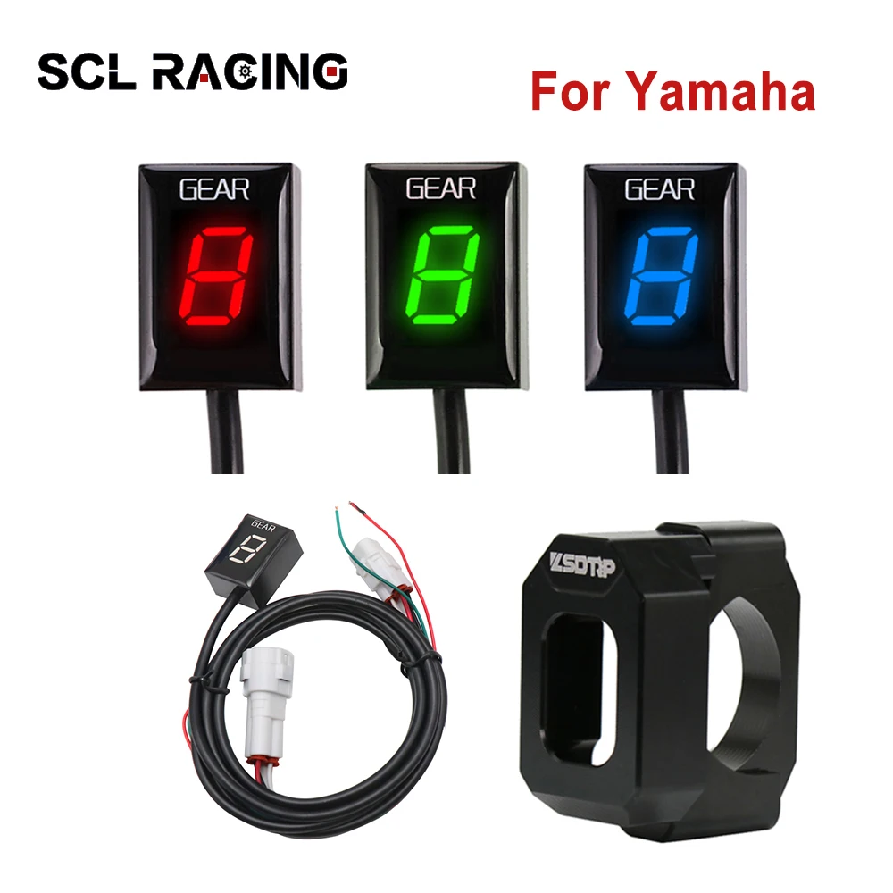 SCL Racing New Motorcycle LED Gear Display Indicator For Yamaha FZ6 FZS