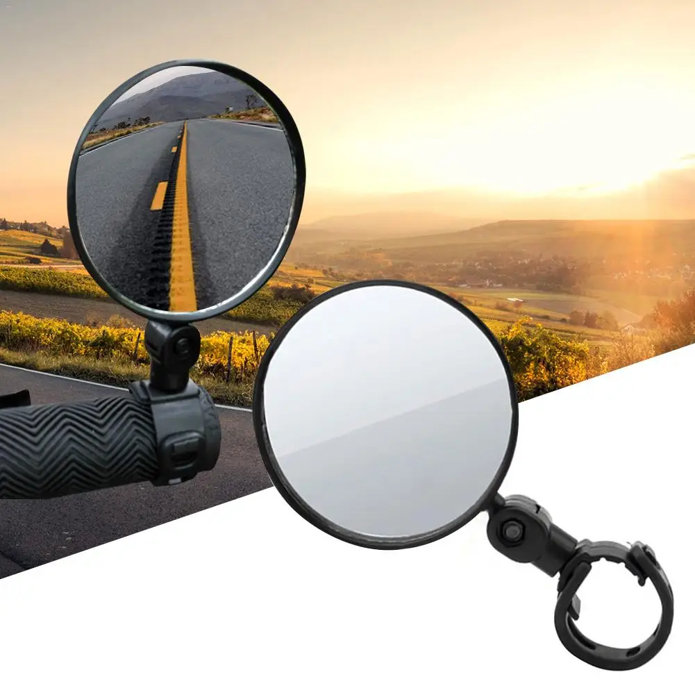 

Bicycle Rearview Handlebar Mirrors Cycling Rear View MTB Bike Silicone Handle Rearview Mirror Bike Accessories
