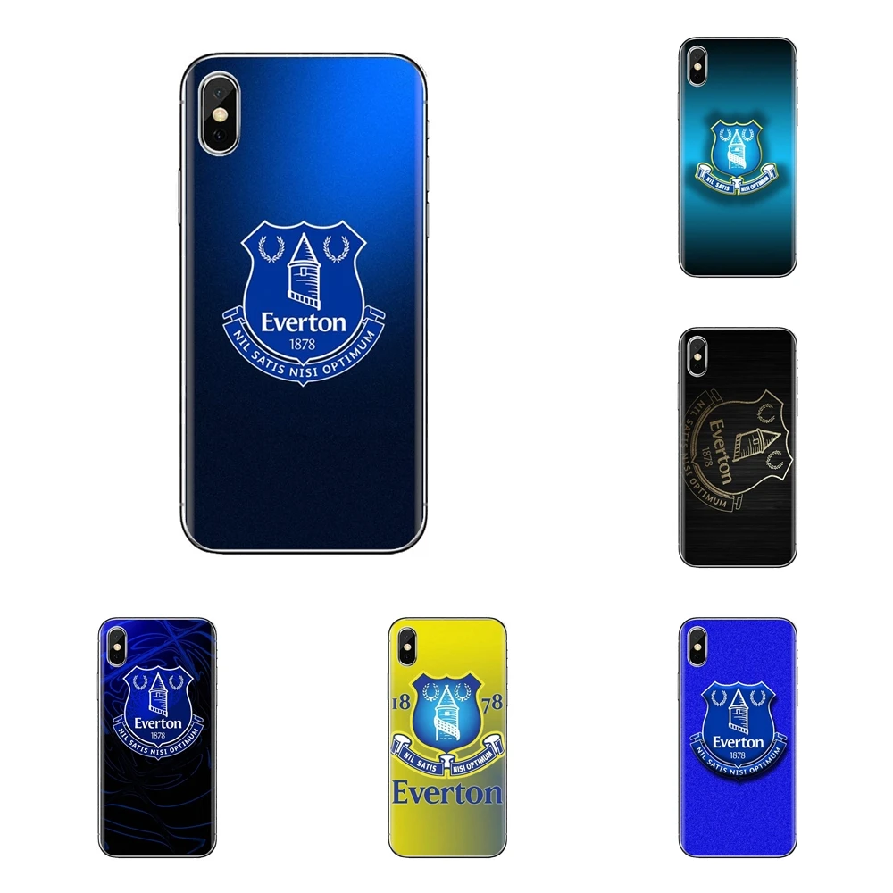 Everton футбол FC Логотип для Huawei Honor 5A lyo-l21 Y6 II Compact Y5 2 Y5II mate 10 Lite Nova 2i 9i силиконовые