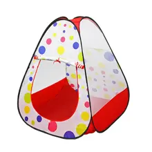 Triangle Shape Foldable Indoor Outdoor Children Kids Play Tent Funny Kids Playing Game Toys Castle Play Tent Best Gift