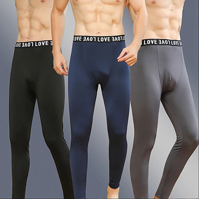 Распродажа-2020 мужское термобелье зимние и осенние теплые мужские кальсоны