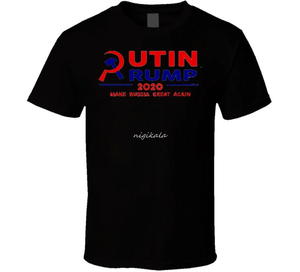

Trump T-Shirt Putin Trump 2020 Make Russia Great Again Anti-President Impeach