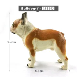 Charming Bulldog Figurine - Miniature Home Decor & Fairy Garden Accessory (Bulldog- f)