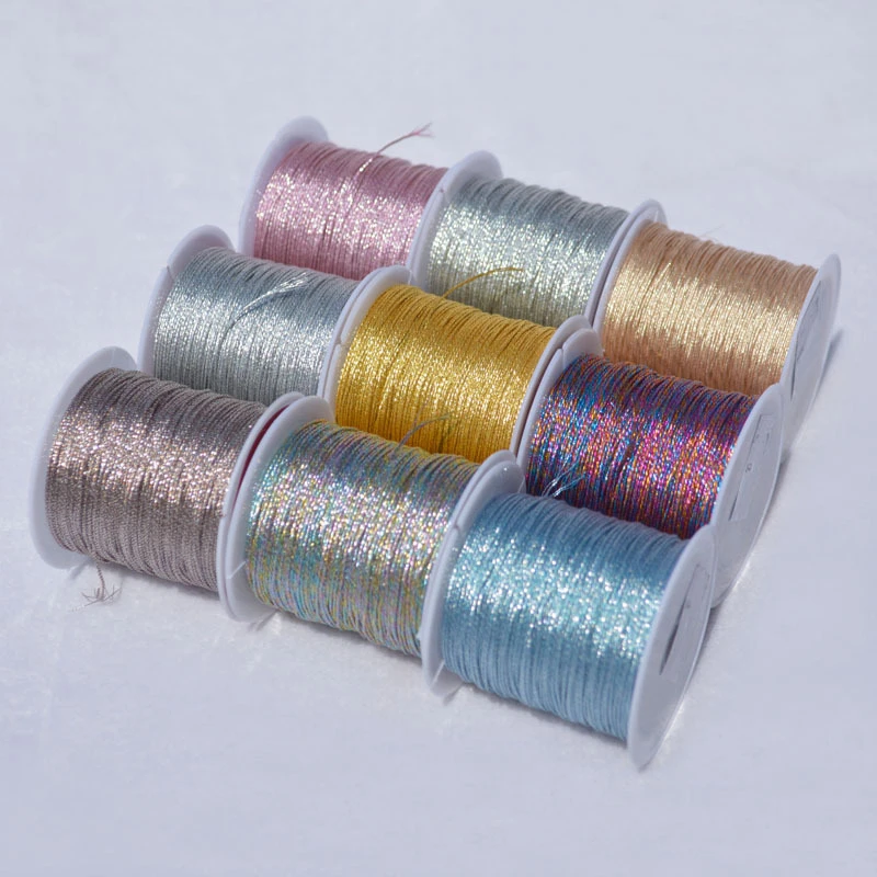Jewelry Findings & Components luxury Hot Cord Nylon Cord Thread String DIY Beading Bright Color Braided String for Bracelet Jewelry Making jewellery components