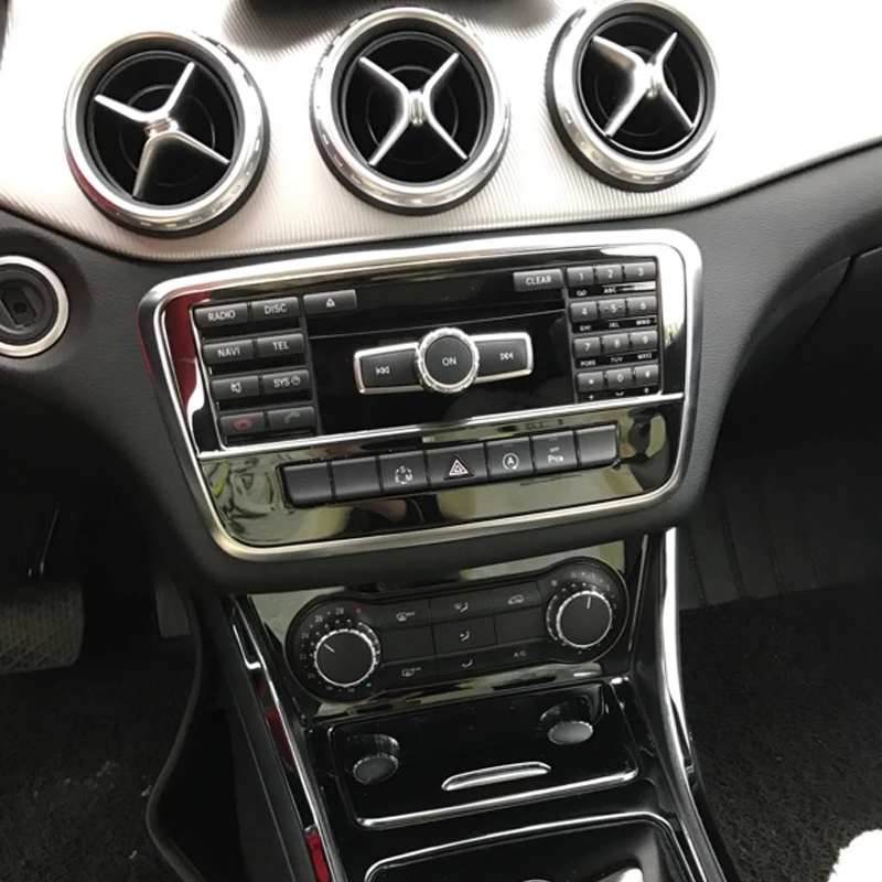 Для mercedes cla w117 mercedes cla amg mercedes gla x156 amg cla 200 аксессуары benz cla 250 gla amg CD панель управления отделка