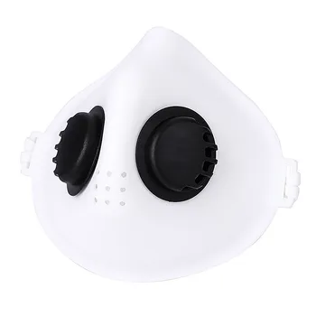 

Double valve Face Mask 3 Layer Filter Breathable Mouth Mask Reusable Anti Pollution Face Shield Wind Proof Mouth Unisex Masks