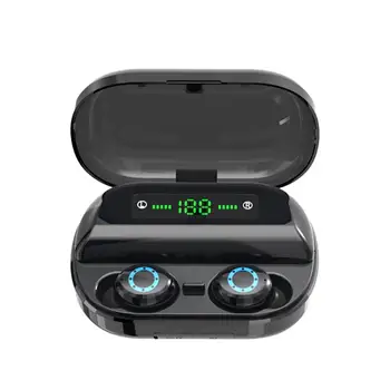 

New V12 TWS Bluetooth 5.0 Wireless Headphones Smart Touch Control LED Digital Screen Charging Box Earphones For Xiaomi Huawei