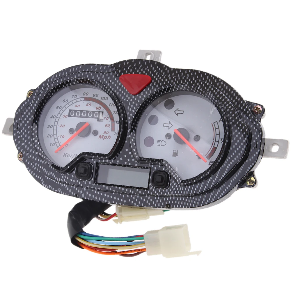 7 Pins Plug Speedometer Dash Instrument Clusters for B05, B08 Scooter 9''