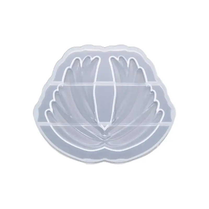 DIY Crystal Epoxy Mold New Feather Wing Mould High Mirror Handmade Table Decor Silicone Molds UV Resin Crafts Making | Украшения и