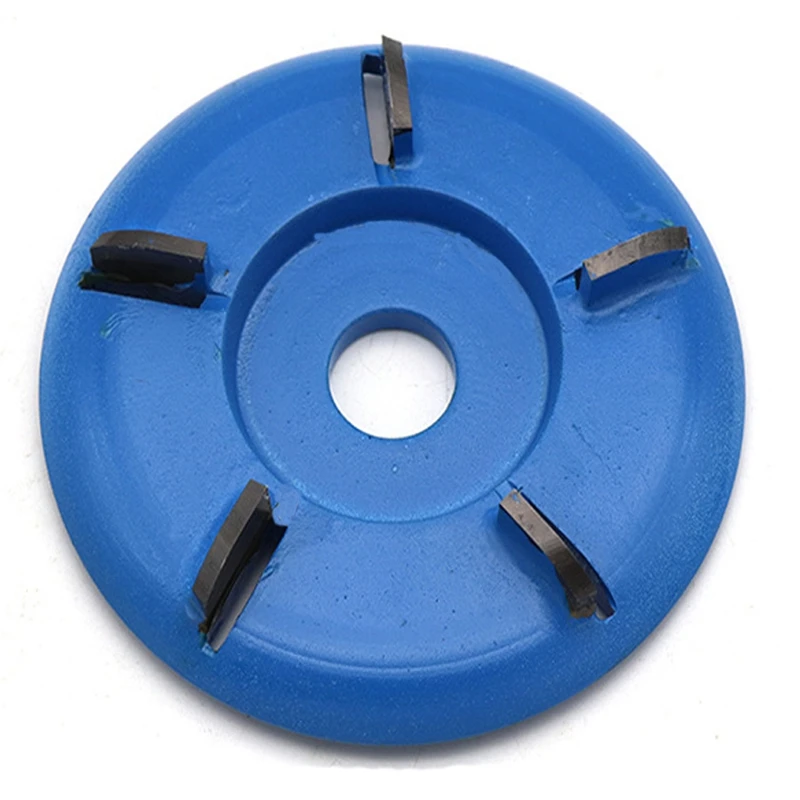 

5 Teeth 90mm Wood Carving Disc Multifunction Milling Cutter Angle Grinder Attachment for Woodworking Wood Carving Polishing