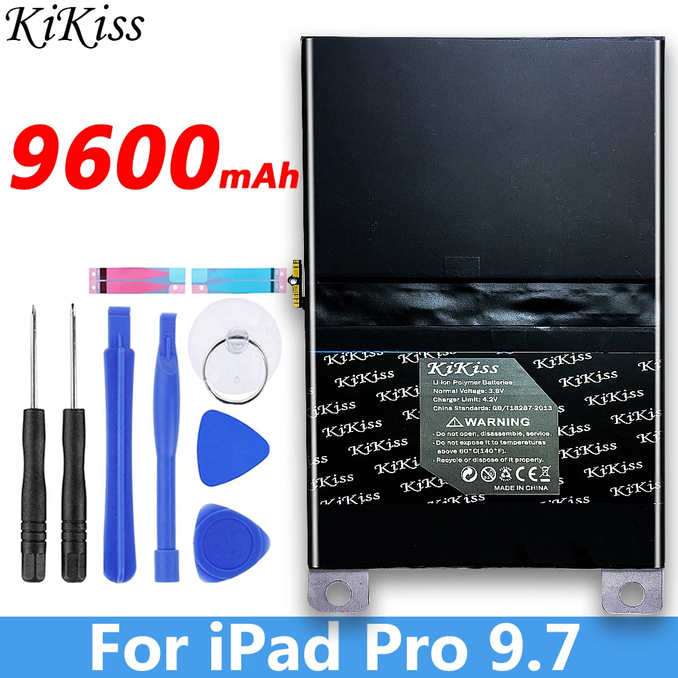 Новый оригинальный аккумулятор KIKISS 9600 мАч для планшета Apple iPad Pro 9 7 A1673 A1674 A1675