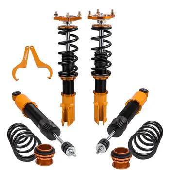 

Coilovers Kits for Ford Mustang 4th 94-04 Adjustable Height & Mounts Shock Strut ADJ Height & Mounts Suspension Spring top Mount