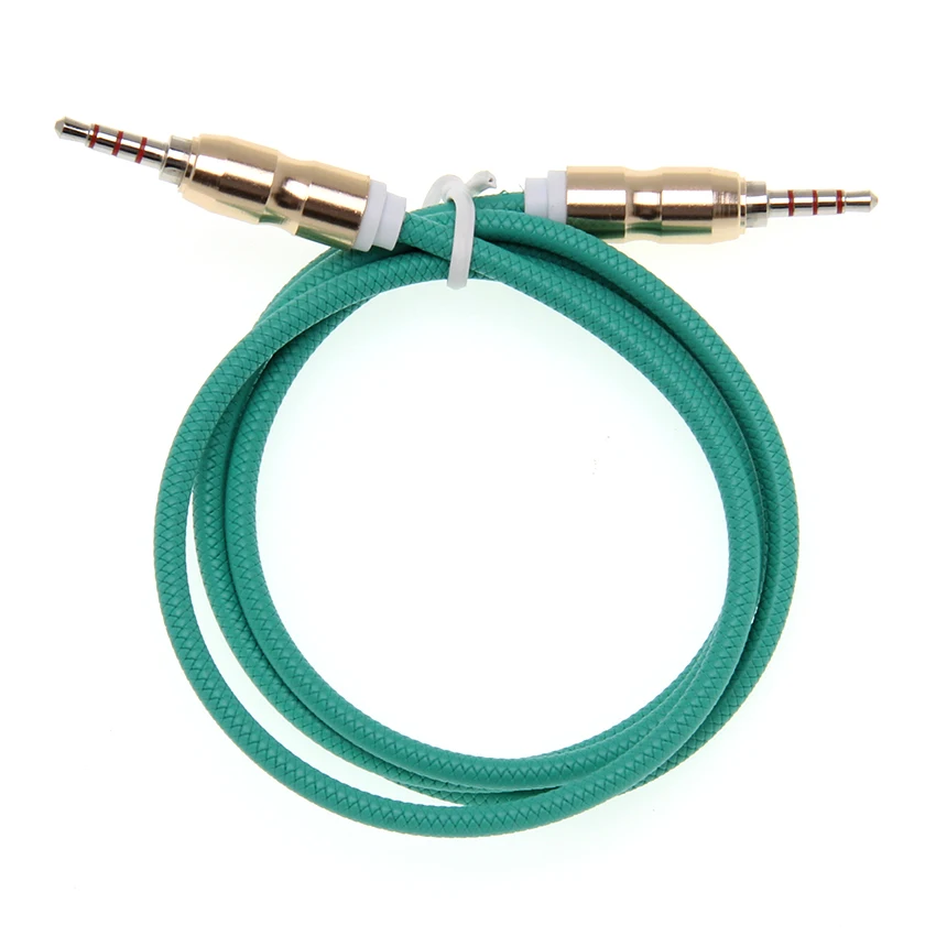 Aux Cable 3 5mm Jack Gold Plated Audio Cables for Computer Mobile Phone Speaker For Car Headphone Extension AUX Cord 100pcs