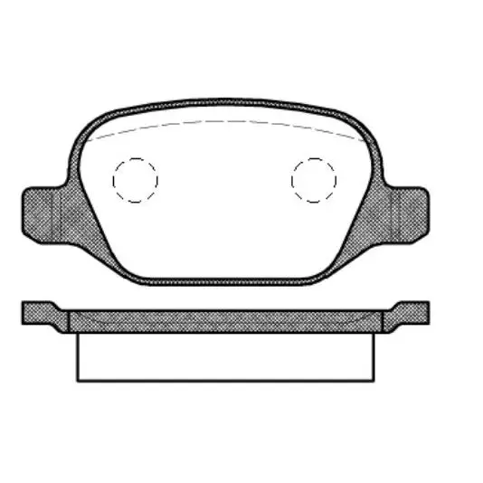 Brake pad set disc brake ROADHOUSE 272710 | Автомобили и мотоциклы