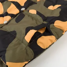 Детская одежда стиль для мужчин и женщин детский европейский и американский жилет Камуфляжный хлопковый жилет с принтом