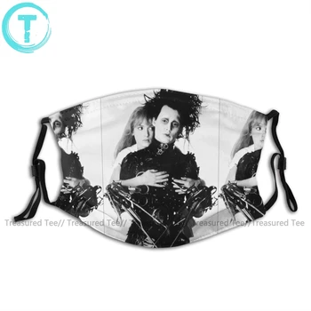 

Edward Scissorhands Mouth Face Mask Depp Ryder Edward Scissorhands Facial Mask Kawai Cool with 2 Filters for Adult
