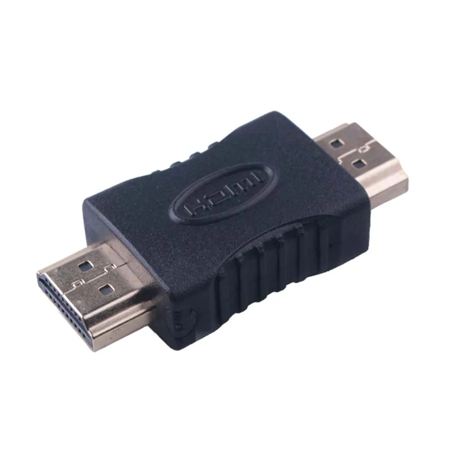 Позолоченный HDMI к HDMI-male-охватываемая втулка удлинители соединителей адаптер конвертер для HDTV проектор для ноутбука