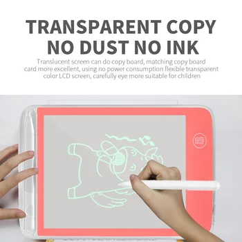 

Ultra Thin Handwriting Pads Drawing Copy Memo Pad 6.5inch LCD Transparent Calligraphy Student Graphics Board LCD Writing Tablet