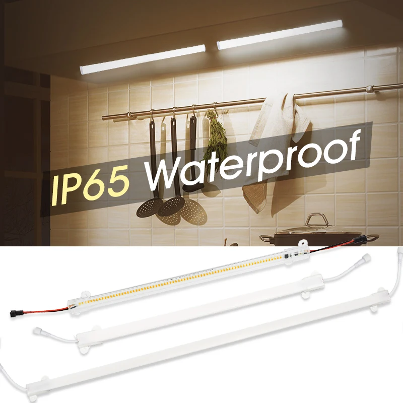 Светодиодный шкаф светильник 220V 30cm50cm лампа SMD2385 72 светодиодный s