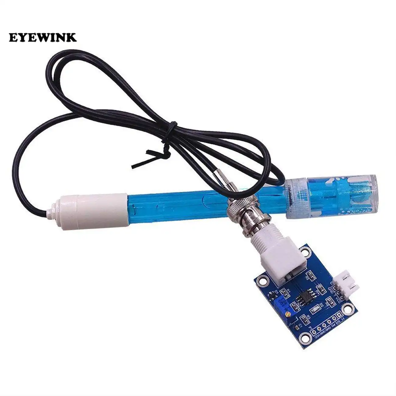 Liquid PH0 14 Value Detect Sensor Module + PH Electrode Probe BNC for