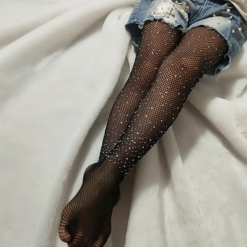 Collants En Resille Pour Petites Filles Maille Paillettes Bas Strass Nouvelle Collection 2019 Aliexpress
