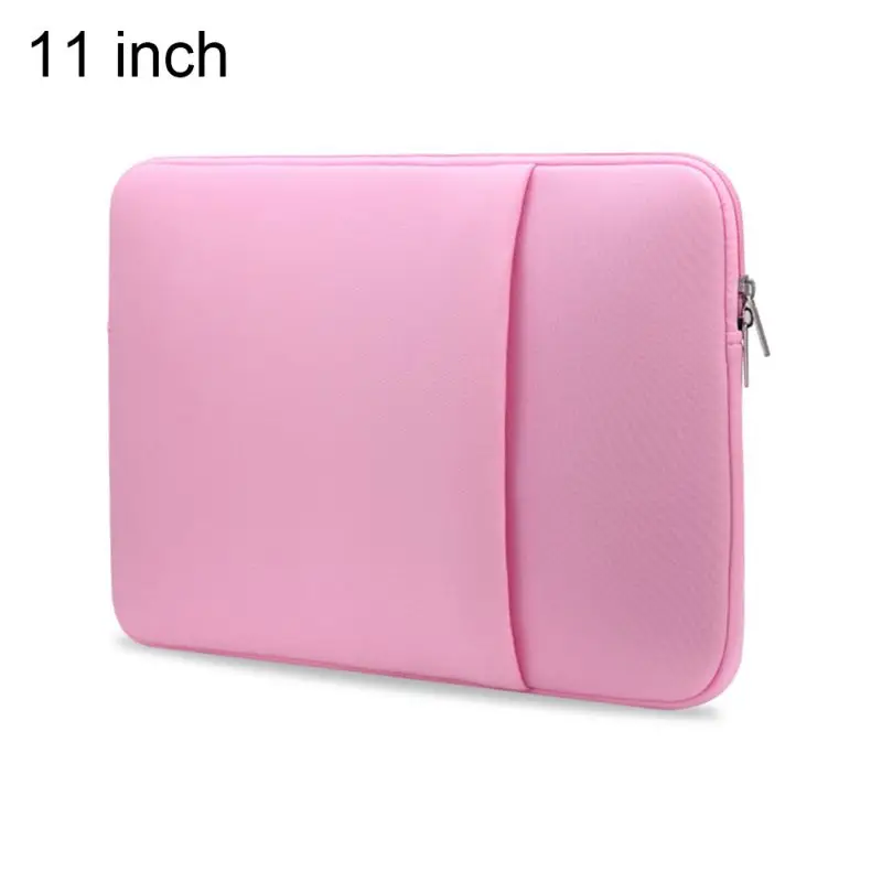 Розовый 5 цветов Чехол для ноутбука Apple Macbook Air Pro retina 11 13 14 15 15,6 дюймов Сумка для ноутбука деловая сумка - Цвет: Розовый